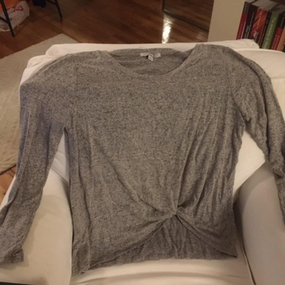 Green Envelope grey sweater